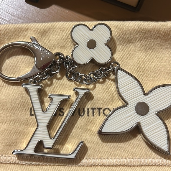 Louis Vuitton Fleur d’ Epi Bag Charm Resin Brass. Nearly New Certified Authentic - Picture 7 of 11